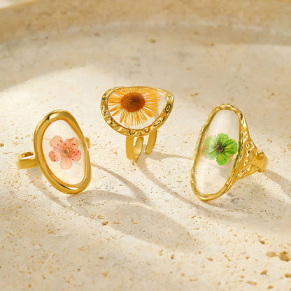 Blooming Elegance Ring Set