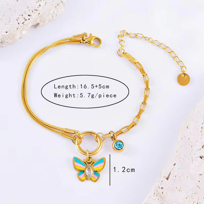 Butterfly Crystal Bracelet for Women