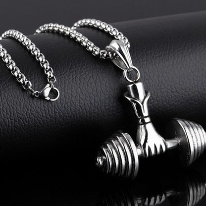 Barbell Power Necklace