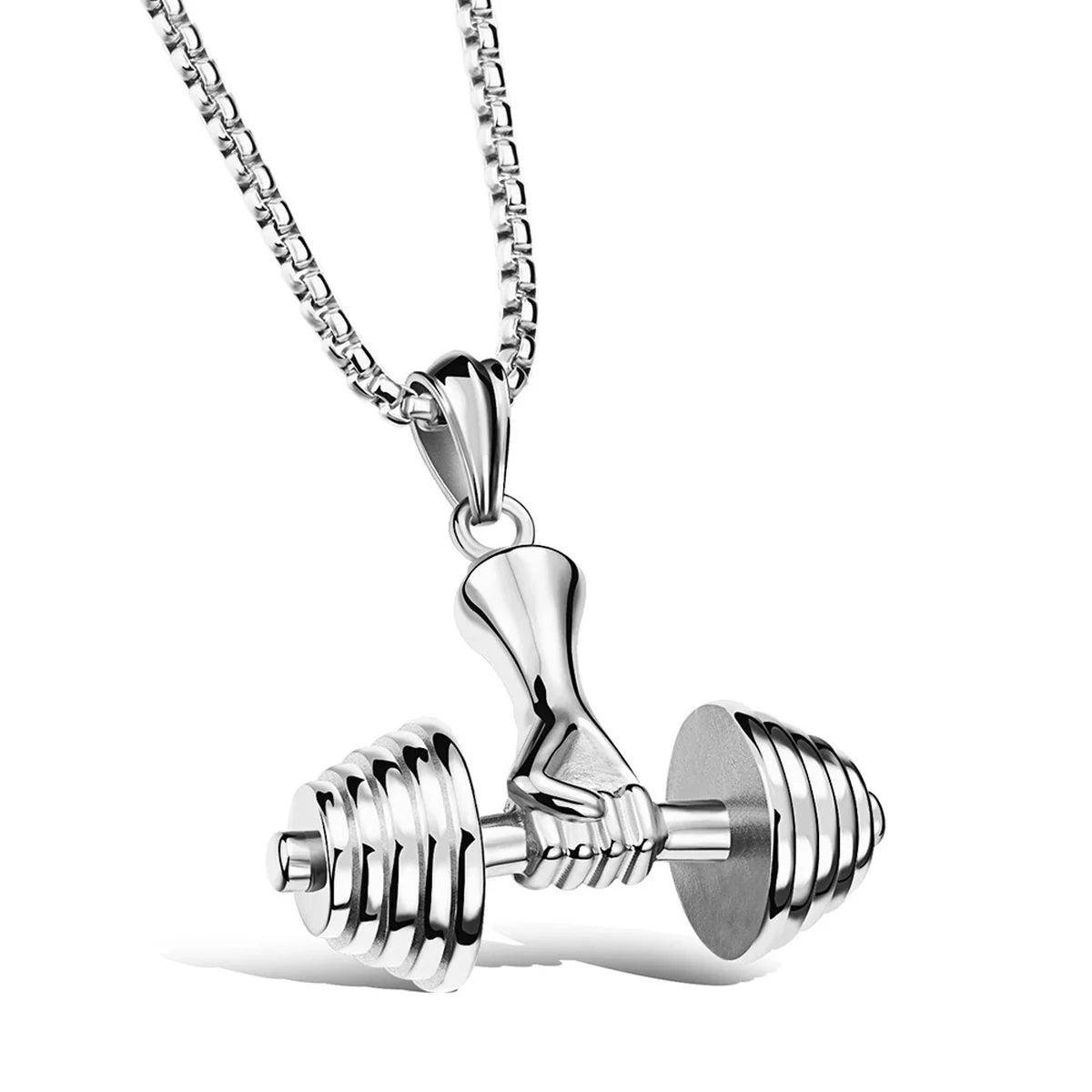 Barbell Power Necklace