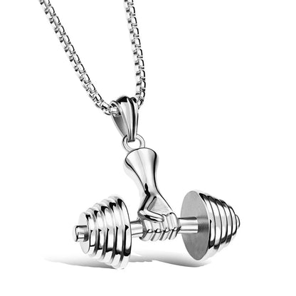 Barbell Power Necklace